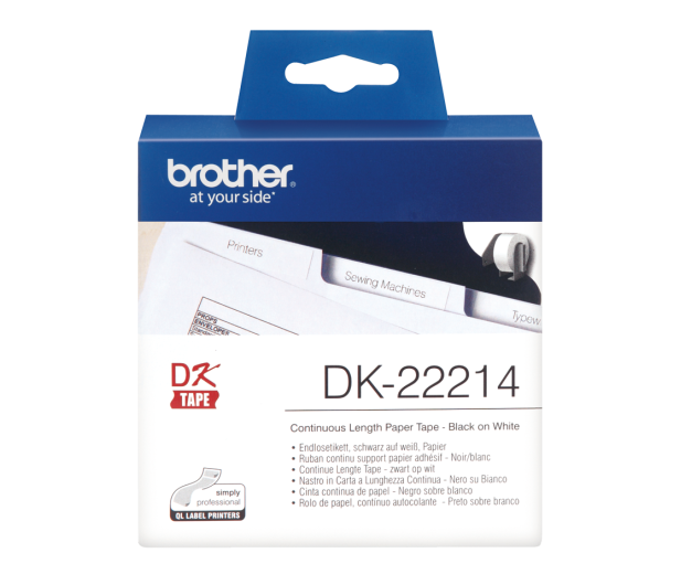 Brother Taśma ciągła papierowa 12mm (DK22214) - 393710 - zdjęcie 2